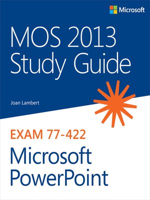 cover image of MOS 2013 Study Guide for Microsoft PowerPoint